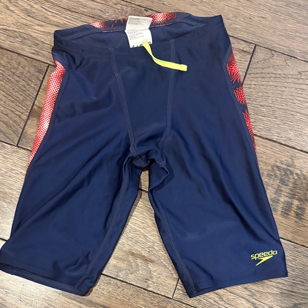 NWOT Speedo ProLT jammers navy and red
